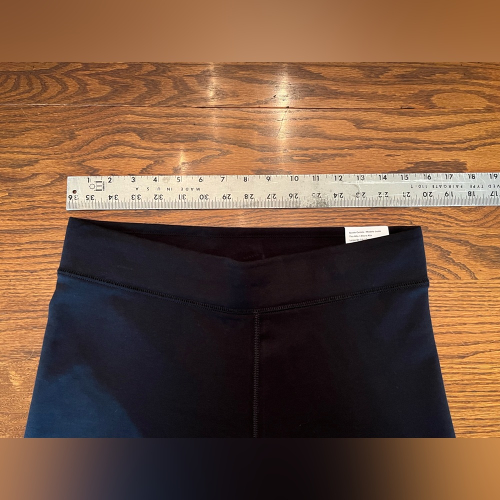 NWT Nike Classic High-Waisted 7/8 Black Cotton Leggings Large L - Picture 11 of 12
